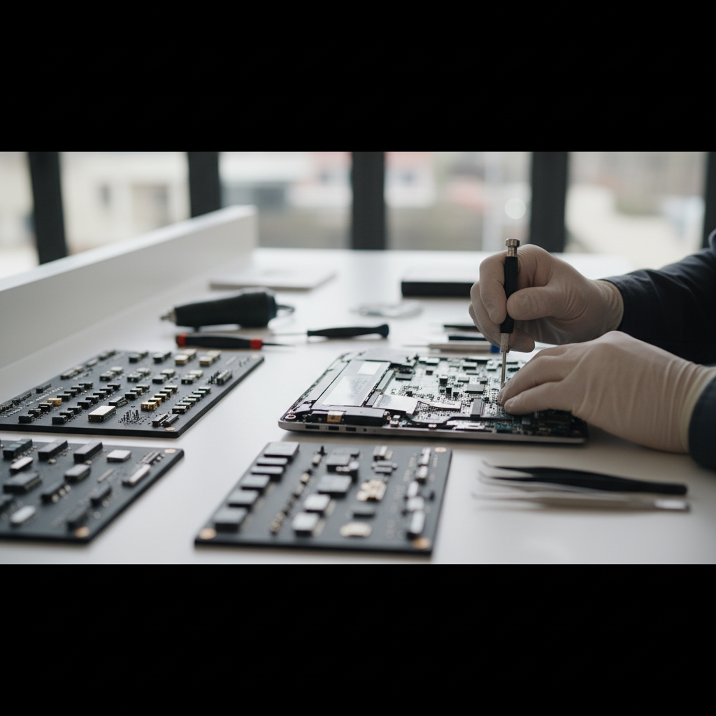 Samsung Laptop Repair — example repair work
