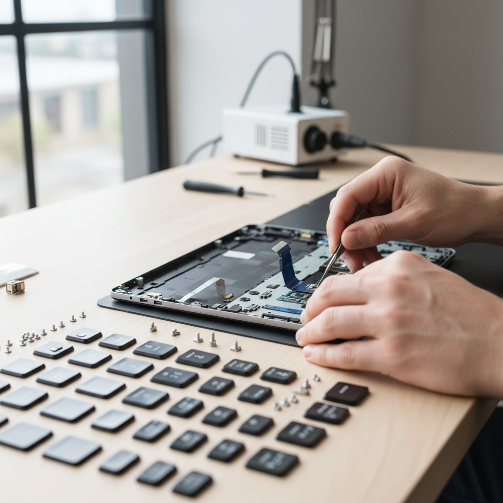 Keyboard Replacement — example repair work