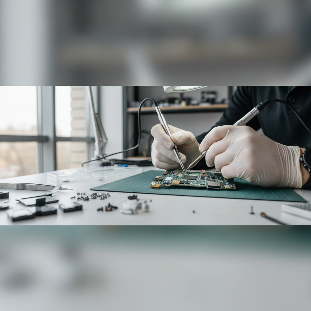 Screen Repair — example repair work